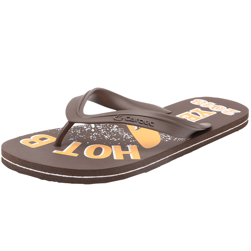 Men's Summer Alphabet Pattern Vacation Outdoor Rubber Flip flops