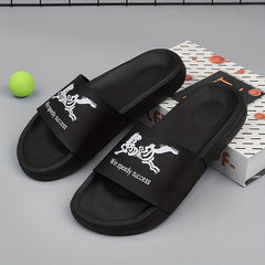 Men's Non Slip Lightweight Slides Open Toe Quick Dry Slippers
