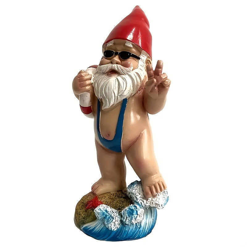 Swimming Gnome Garden Statue Bikini Gnome Crafts