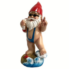 Swimming Gnome Garden Statue Bikini Gnome Crafts