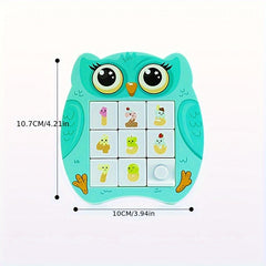 Kids Magnetic Sliding Puzzle Educational Game with Cartoon Animals