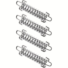 4pcs Stainless Steel Tent Spring Wind Rope Buckles for Camping