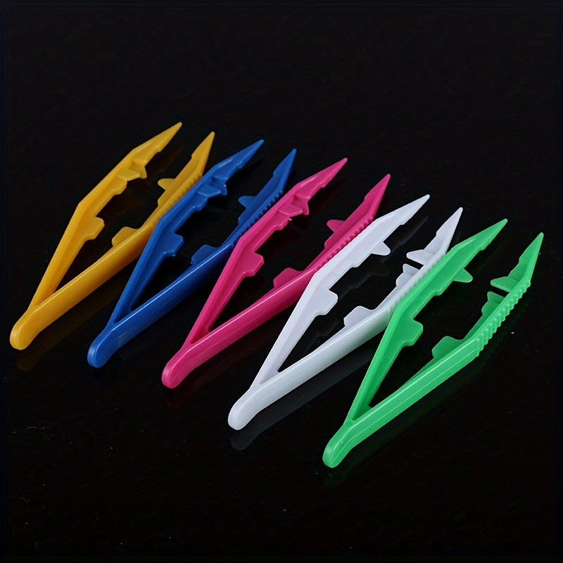 5pcs Beaded Tweezers 10.92cm, DIY Jewelry Making Tools