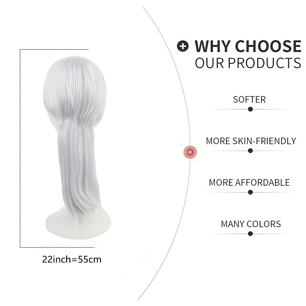 Men's 22in Short Chemical Fiber Wig Dress Up Wig Cosplay