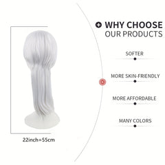 Men's 22in Short Chemical Fiber Wig Dress Up Wig Cosplay