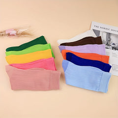 Women's Crew Socks Breathable Mid Tube Stockings