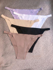 5 Pack Low Waist Panties Seamless Thongs