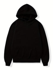 Casual Kangaroo Pocket Hoodie for Women