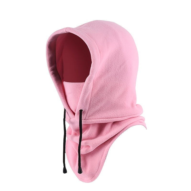 Men's Fleece Hat Ski Sports Thickened Scarf Headgear