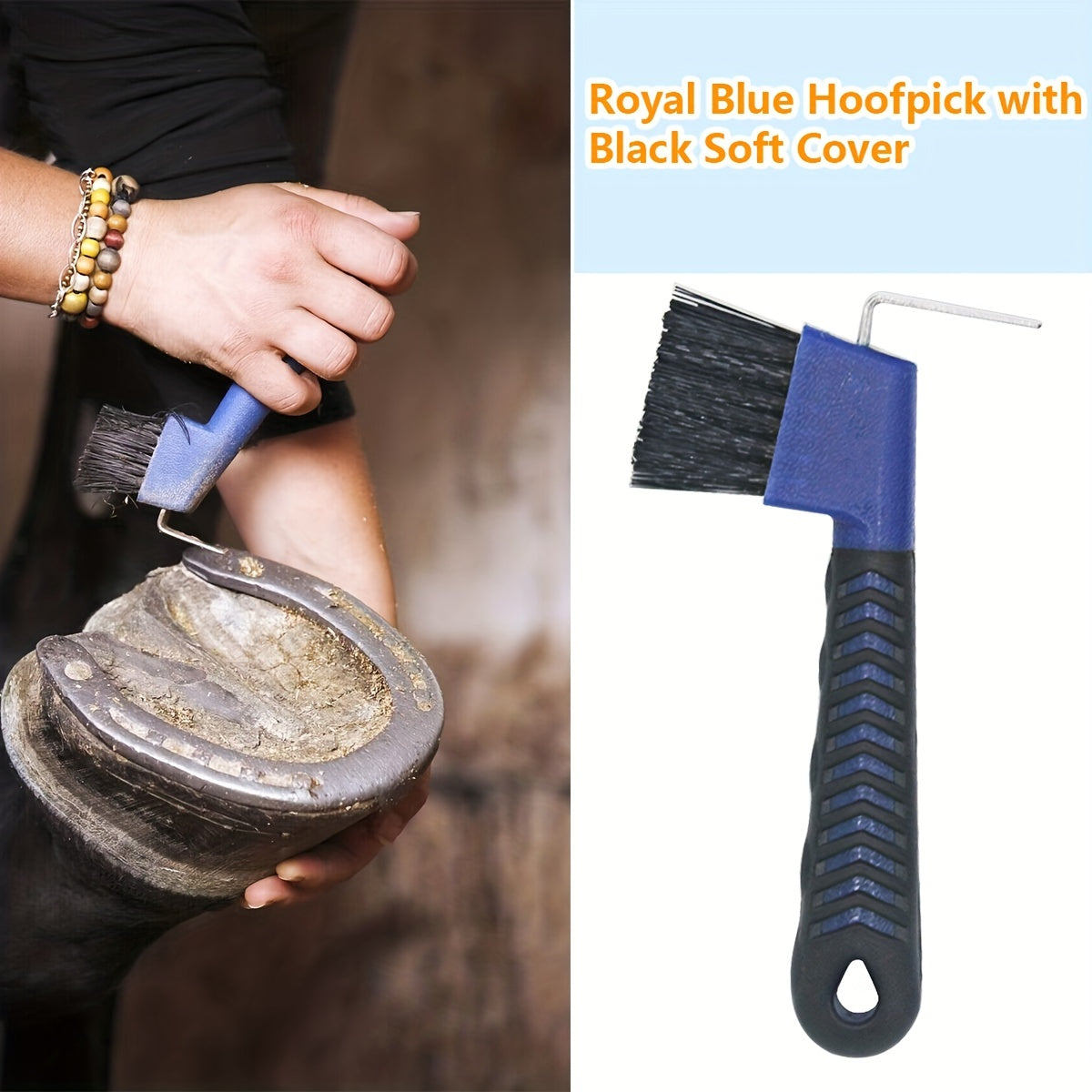 Horse Hoof Pick Brush for Cleaning Mud