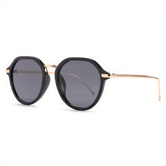 Vintage Thin Round Frame Sunglasses Women's Candy Glasses