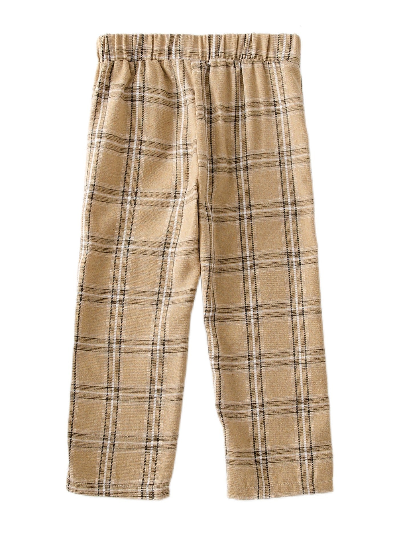 Girls Plaid Trousers, Casual Style