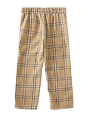 Girls Plaid Trousers, Casual Style