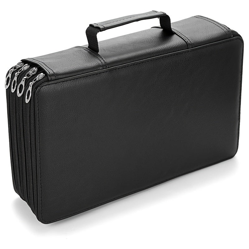 Large Capacity Pencil Case Purple Lake Pencil Holder Bag