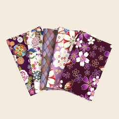 5pcs 19 81 24 Cotton Craft Fabric Bundle Squares Patchwork Cotton Wrapping Cloth