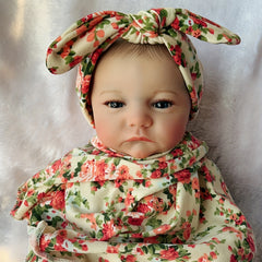 Reborn Baby Doll Hand Painted Baby Size 3D Skin Veins Collectible Art Doll
