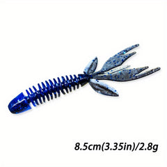 10pcs Fishing Lures Soft Bait Trout Worm Wobbler Swimbait Fishing Tackle