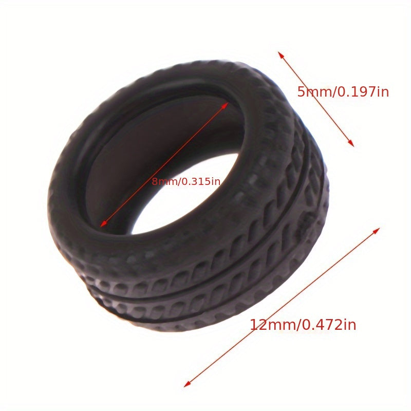 20pcs 1 64 Tire Skin Car Model Scene Accessories Tire Wheels Car Model Scene