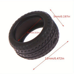 20pcs 1 64 Tire Skin Car Model Scene Accessories Tire Wheels Car Model Scene