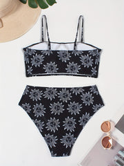 Sun Print High Stretch Cami Top & Panty Swimsuit Set