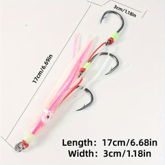 Bionic Octopus String Hook Barbed Fishing Hook