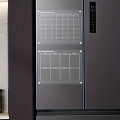 2pcs Transparent Magnetic Refrigerator Board Calendars