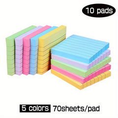 10 Pastel Sticky Notes 3x3 Pads Adhesive Memo Stickers