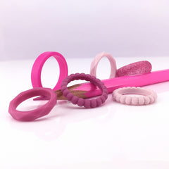 Fashionable Minimalist Silicone Rings Non-toxic Women&Men