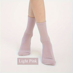 Soft Yoga Socks Anti-skid Mid-Calf Gripper Pilates Ballet Barre