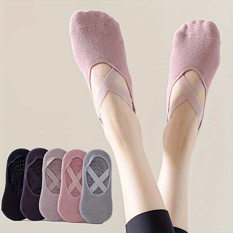 Women's Yoga Socks Silicone Non-slip Pilates Fitness Socks