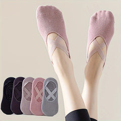 Women's Yoga Socks Silicone Non-slip Pilates Fitness Socks