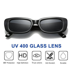 Small Rectangle Sunglasses Vintage Ladies Stylish Sunglasses