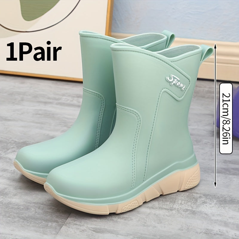 Women's Waterproof Rain Boots Non Slip Water Shoes