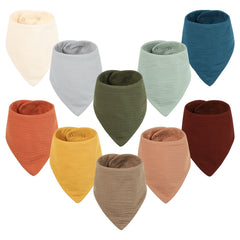 Casual Plain Bib Triangle Scarf Bib Baby Girls Accessory