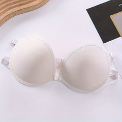 Strapless Push Up Bra Front Buckle Women's Lingerie