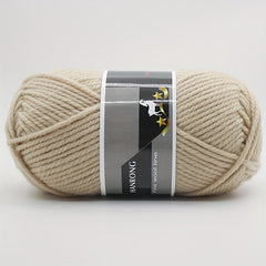 Soft Wool Yarn for Crocheting & Knitting, 60% Wool, 40% Polyester, 100g