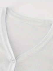Girls' Button Down Cardigan Sweater Long Sleeve Classic Knit