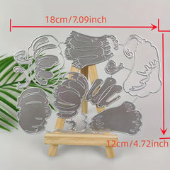 1pc Snow Snowman Candy Metal Cutting Dies For Scrapbook Paper Craft