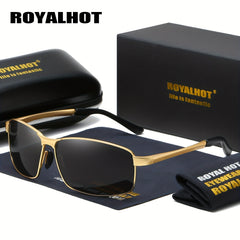 RoyalHot Polarized Rectangle Frame Sunglasses 70015
