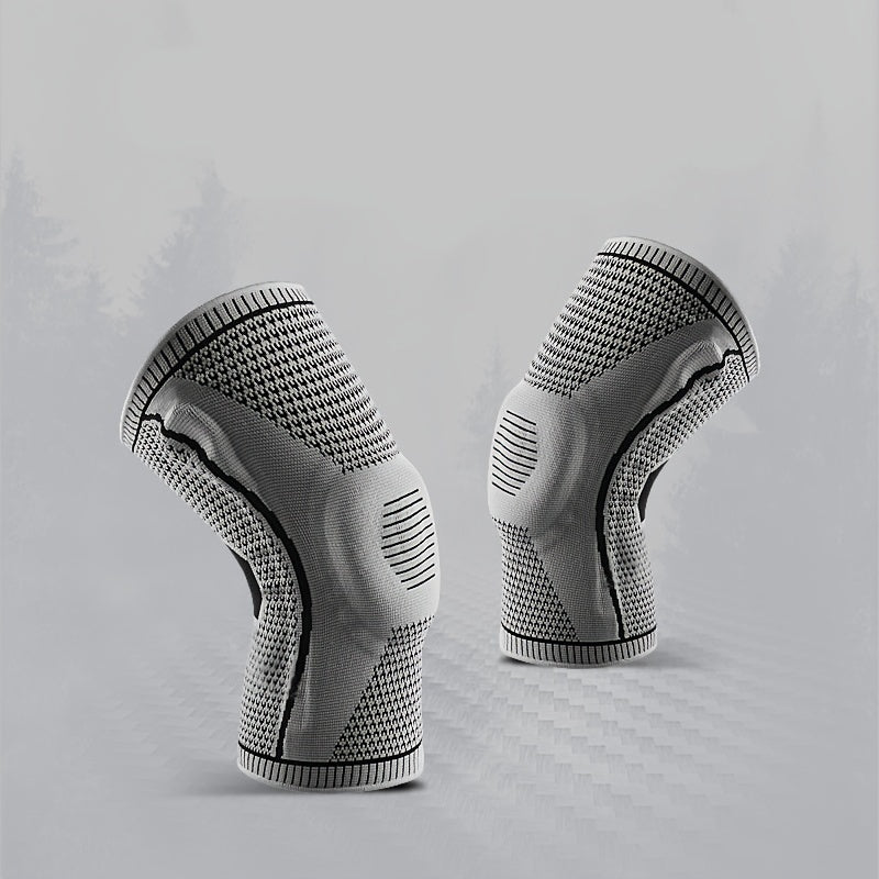 Outdoor Sports Knee Pads with Silicone Spring Breathability