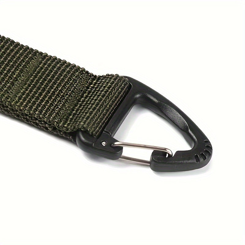 2pcs Nylon Webbing Buckle Quick Release Keychain For Camping Hiking