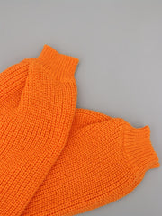 Casual Cardigan Solid Lantern Sleeve Open Front Long Cardigan