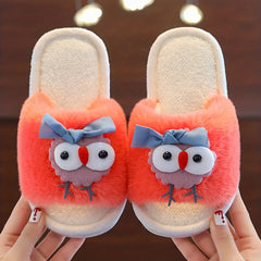 Girls Cartoon House Shoes Non Slip Soft Bottom Walking Shoes