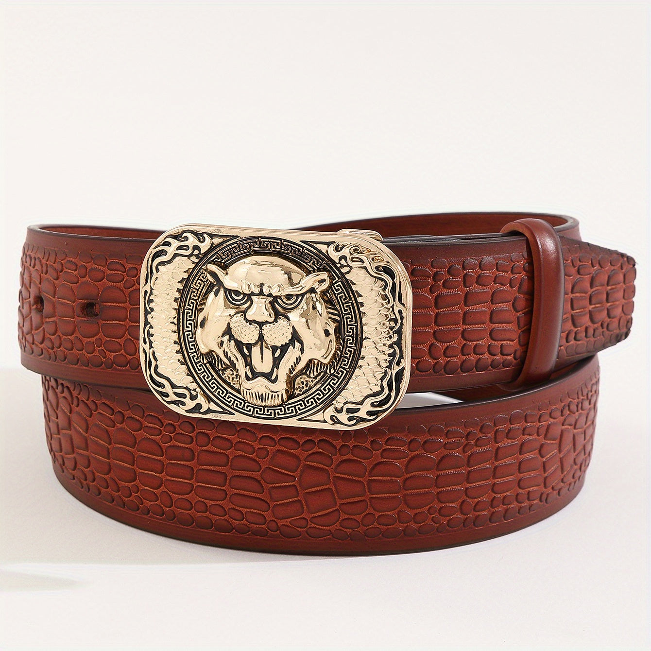 Men's Casual Business Buckle Belt for Outdoor Party Holiday