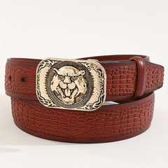 Men's Casual Business Buckle Belt for Outdoor Party Holiday