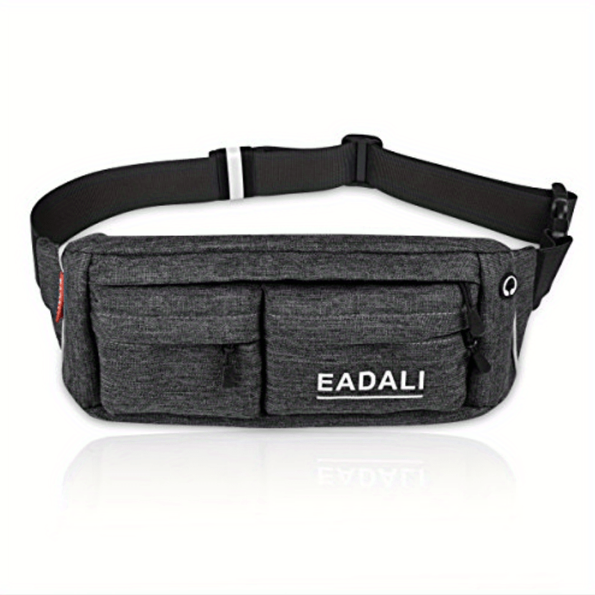 Waterproof Sports Waist Bag for Fitness & Hiking Zipper Adjustable Waist Bag
