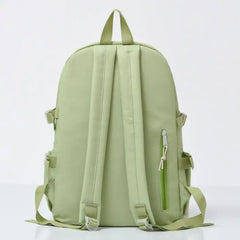 Women Printing Bookbags Middle Student Schoolbag Large Flowers Nylon Bagpack
