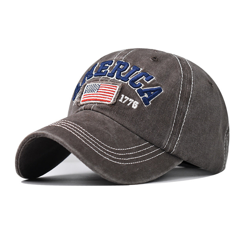 Embroidered America Flag Baseball Cap