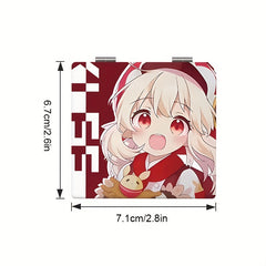 Portable Double Sided Makeup Mirror Pocket Size Travel Vanity Mirror