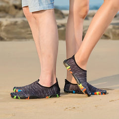 Women's Spider Pattern Water Shoes Quick Drying Slip On Shoes